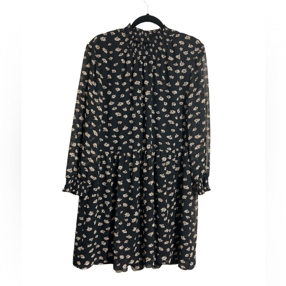 Madewell Mistlight Mockneck Dress Seattle Floral Sz. XL - Picture 6 of 10